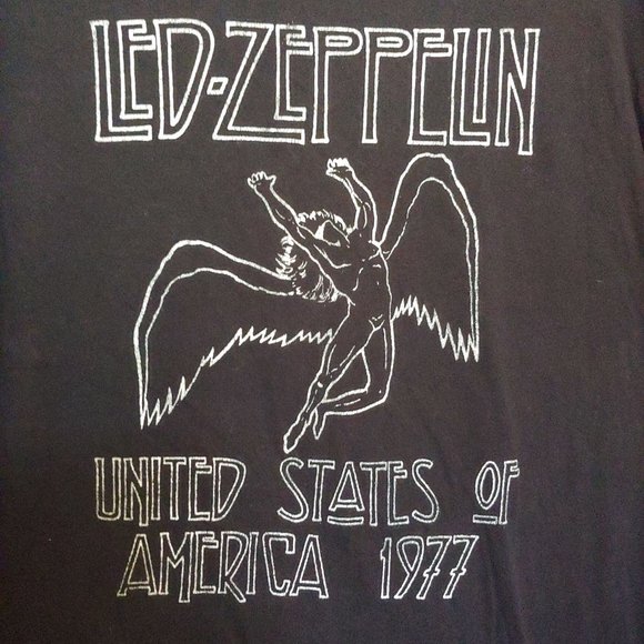 Led Zeppelin United Stataes of America bank tshirt Large - Picture 6 of 8